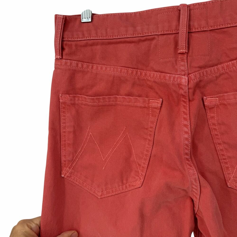 MOTHER Superior The Dodger Hit The Hay Salmon Jeans Sz 26 - Picture 8 of 13